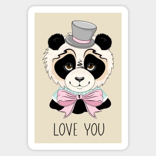 Panda Love You Sticker